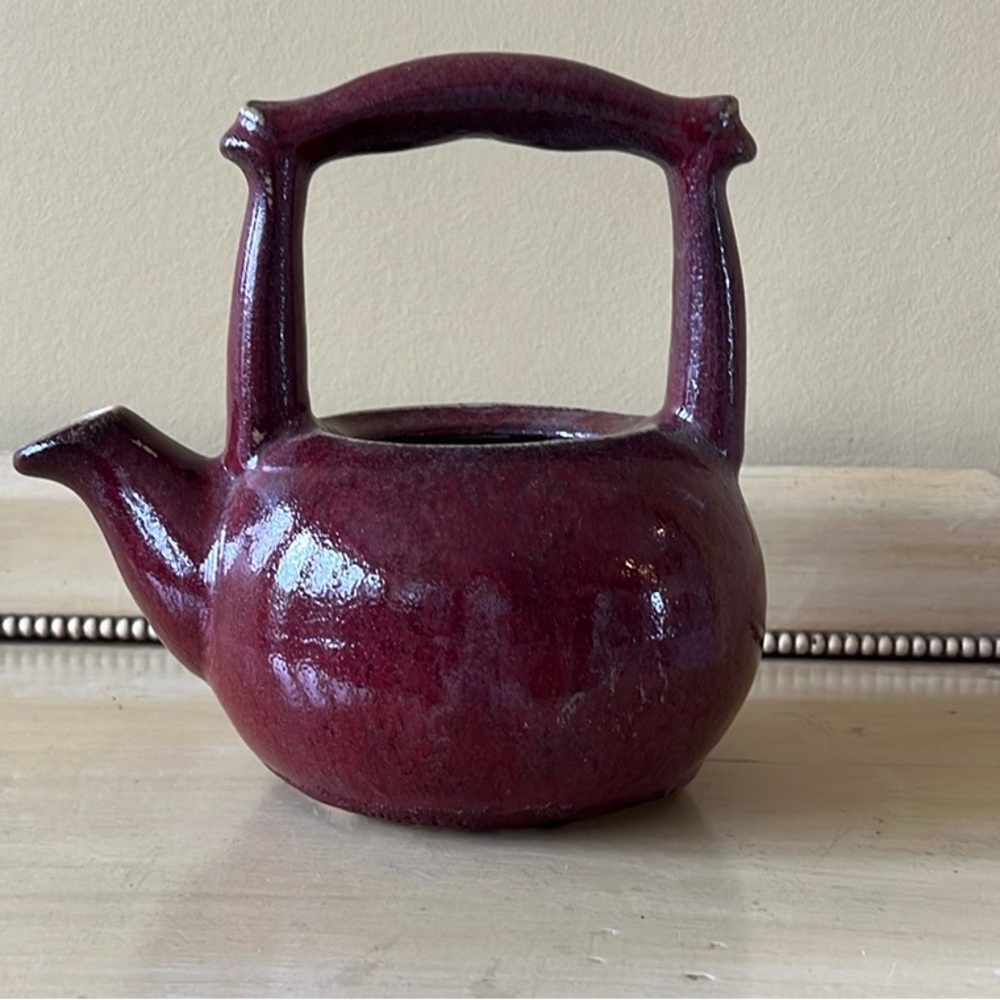 Small Stoneware Tea Kettle